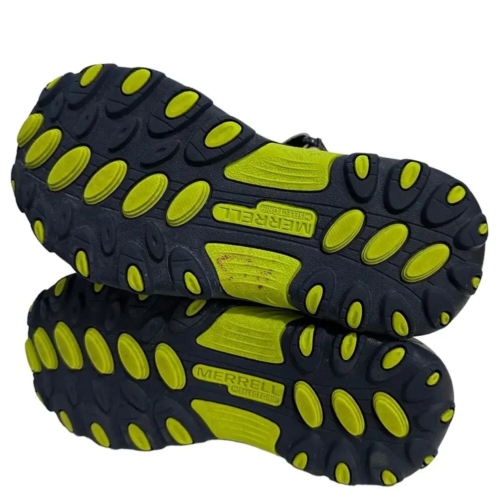 Merrell gray and green unisex boy or girl sandals size 13 - Picture 8 of 8